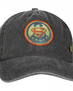 DC Superman Curved Bill Cap Vintage Wash